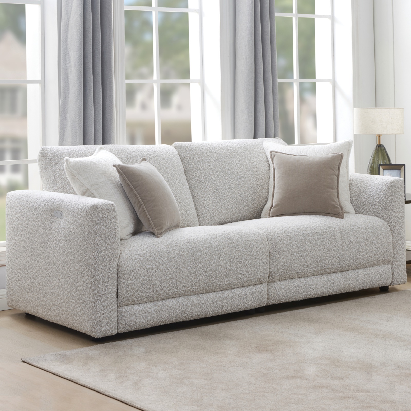 Fabric Power Sofa