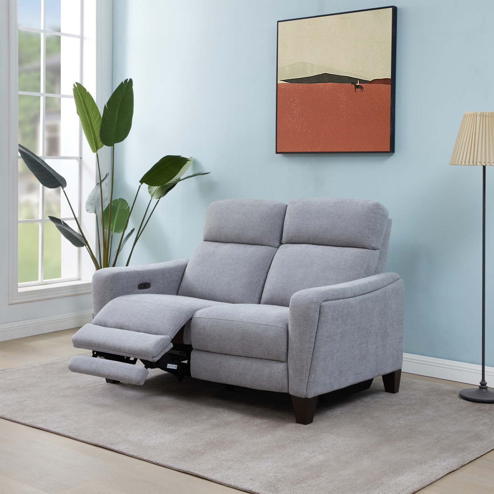 Fabric Power Loveseat